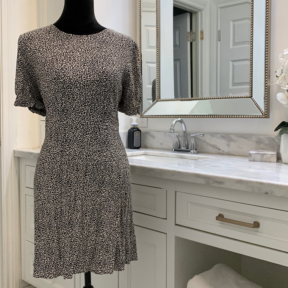 Cheetah print dress